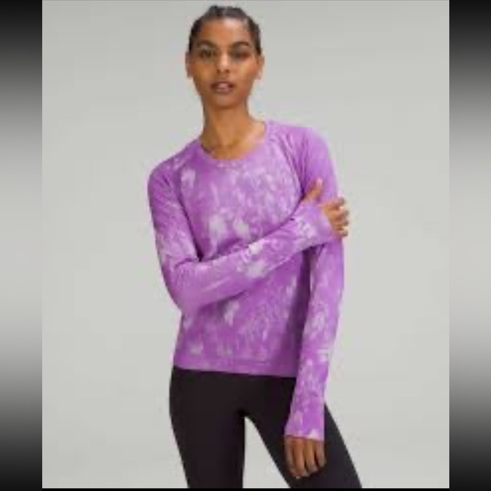 Lululemon Swiftly Tech Long Sleeve Shirt 2.0 Race Length Size 4